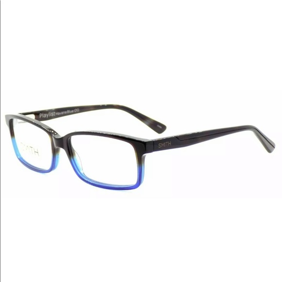 SMITH OPTICS PLAYLIST I2G BLUE EYEGLASSES 54-16 - Picture 1 of 4